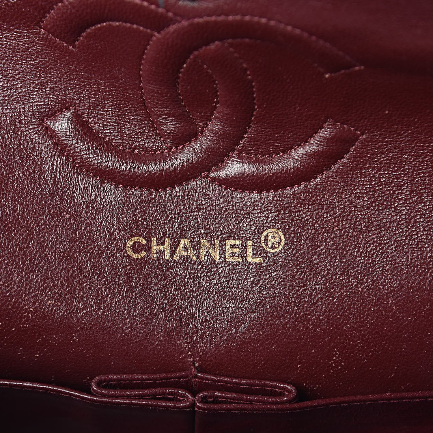 Chanel Lambskin Quilted Medium Double Flap Black 6 of 12