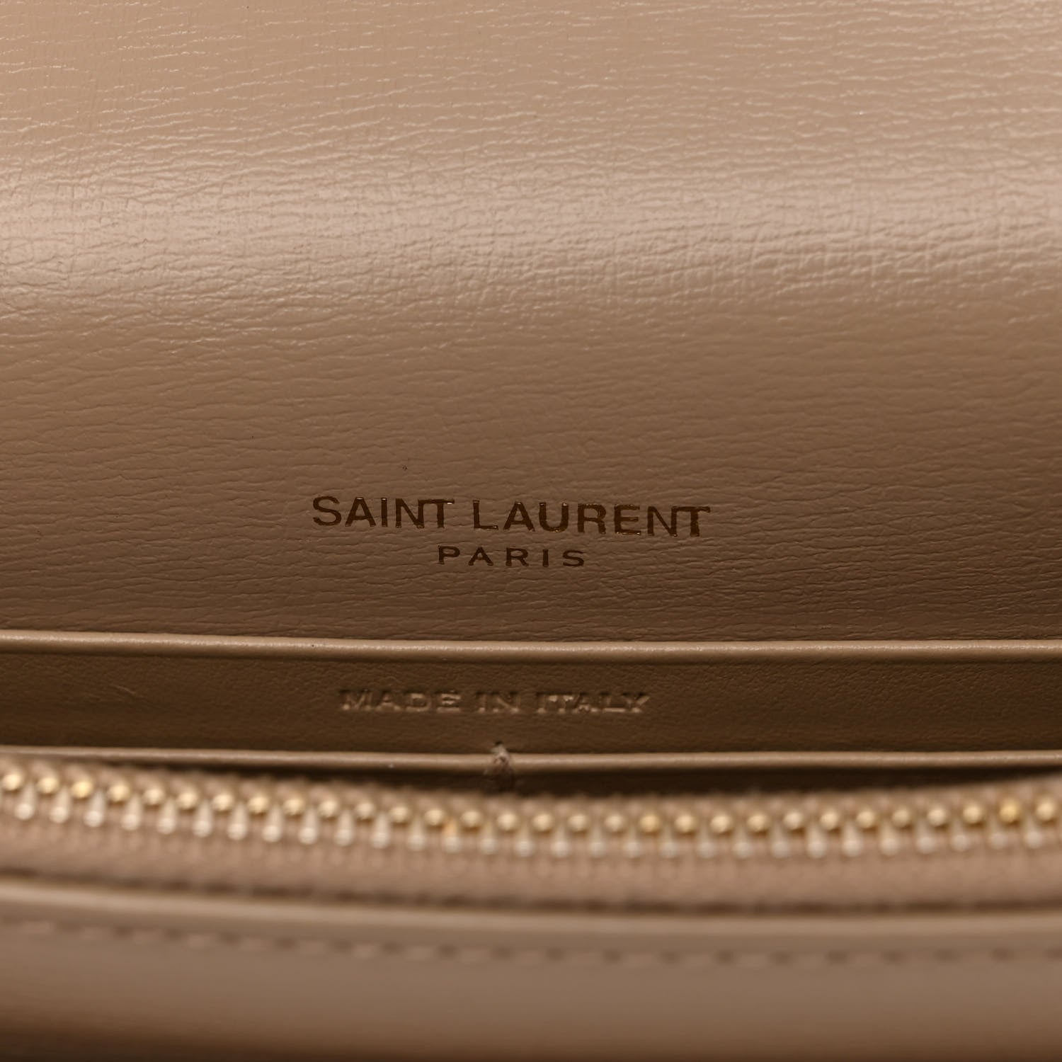 Saint Laurent Calfskin Monogram Sunset Chain Wallet Peru 5 of 9
