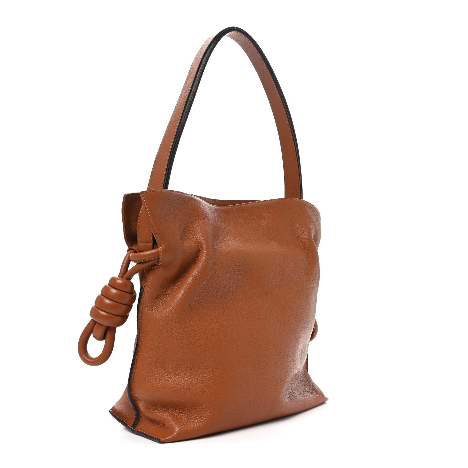 Loewe Calfskin Small Flamenco Knot Bag Warm Desert 3 of 9