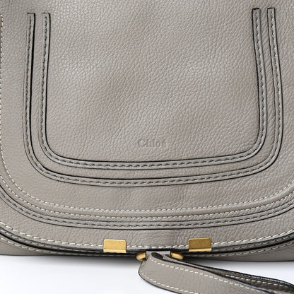 Chloe Calfskin Medium Marcie Satchel Cashmere Grey 9 of 9