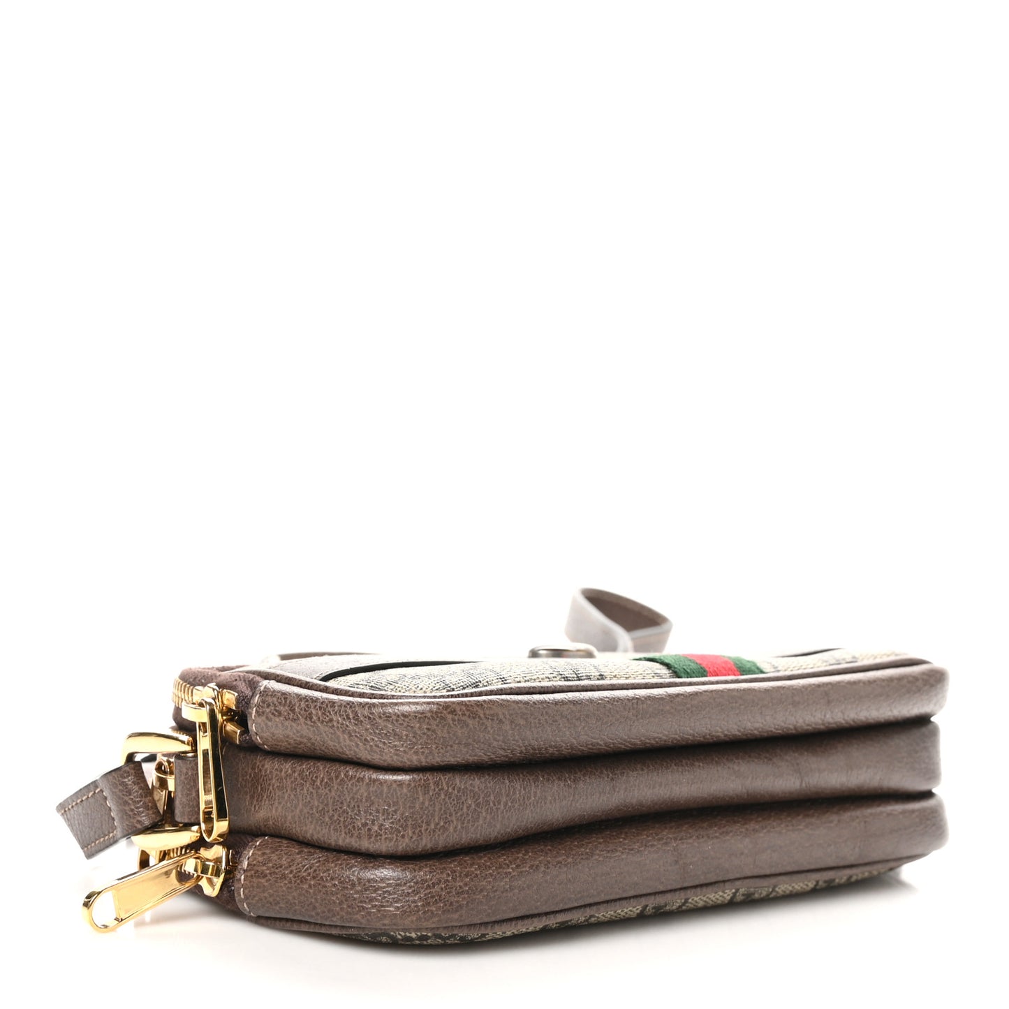 GG Supreme Monogram Web Mini Ophidia GG Bag Brown