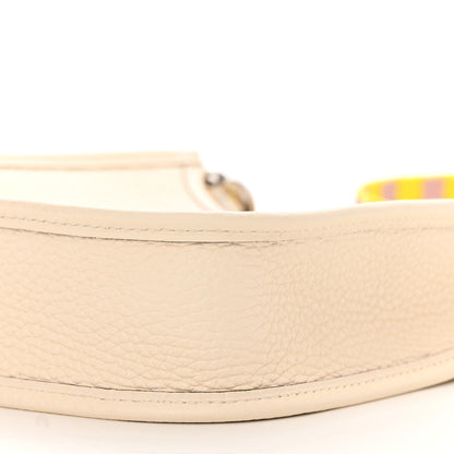 Hermes Taurillon Clemence Maxi Quadrille Evelyne TPM Nata Citron Rouge H Mauve Sylvestre 10 of 11