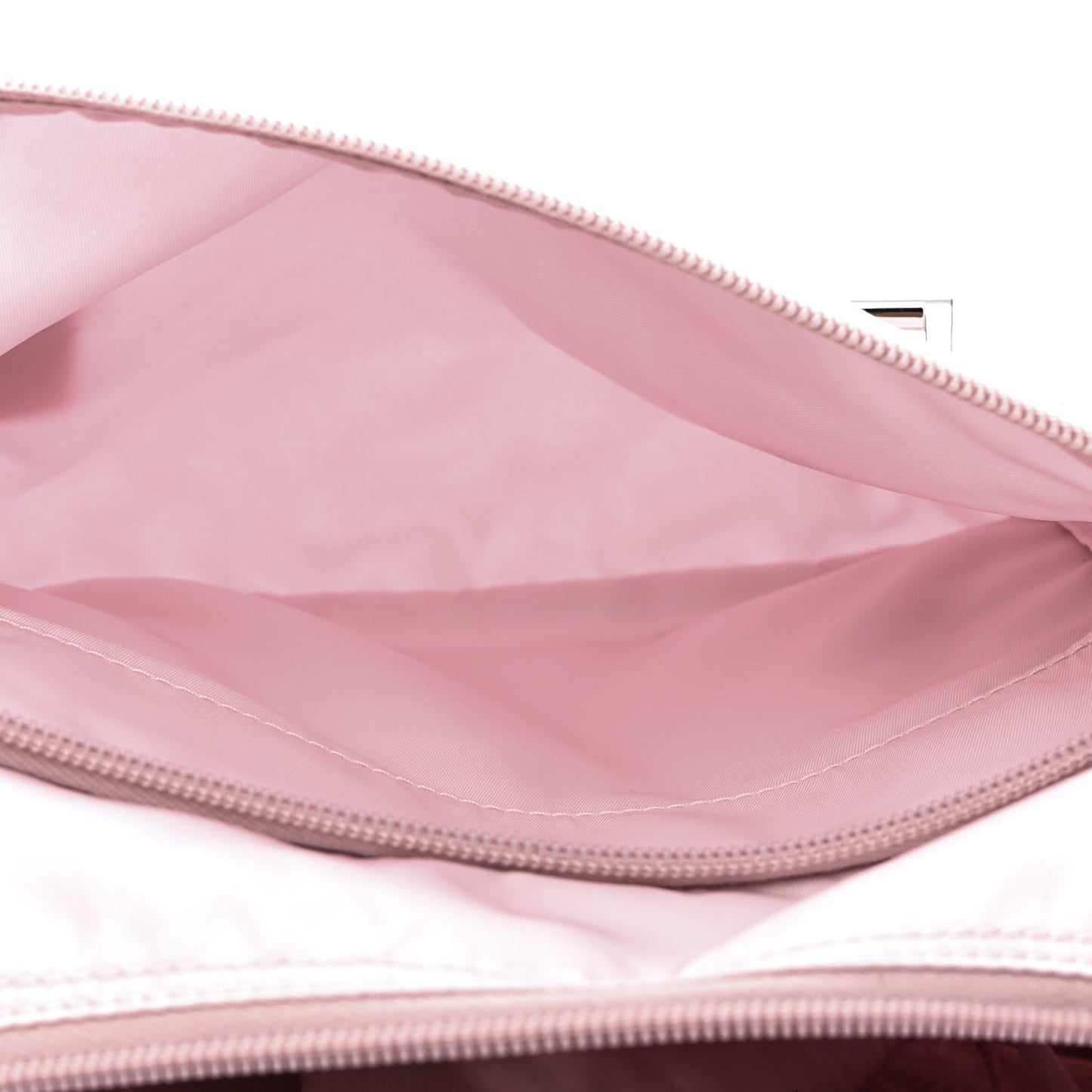 Re-Nylon Vela Saffiano Pocket Double Buckle Messenger Shoulder Bag Alabastro