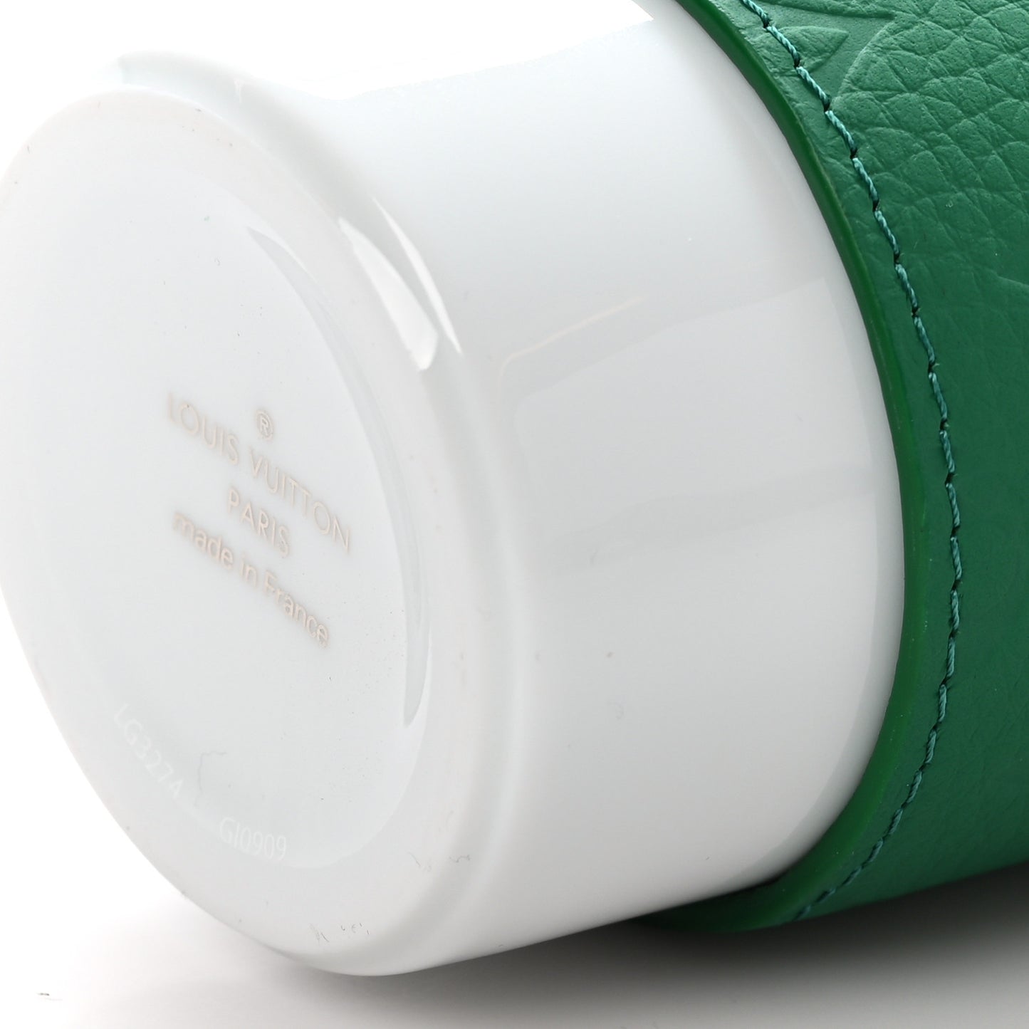 Porcelain Taurillon Louis Cup Green