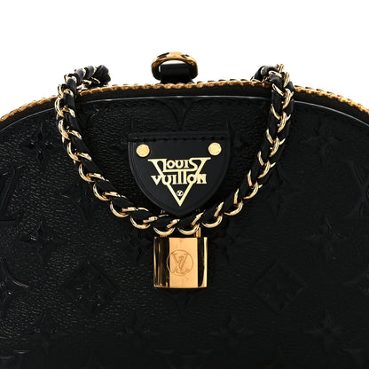 Louis Vuitton Embossed Monogram Midnight LV Moon Pochette Black 8 of 10