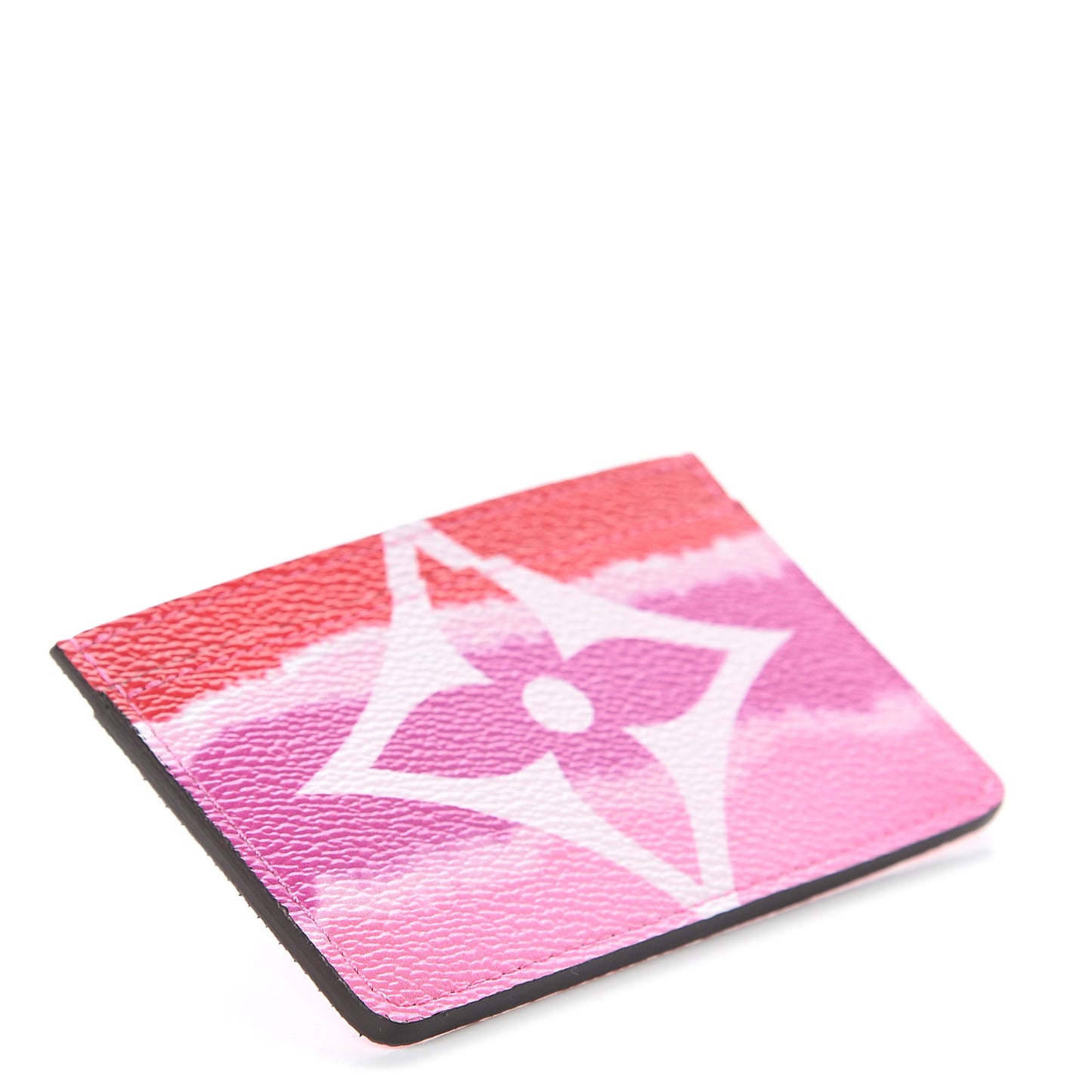 Monogram Escale Card Holder Rouge