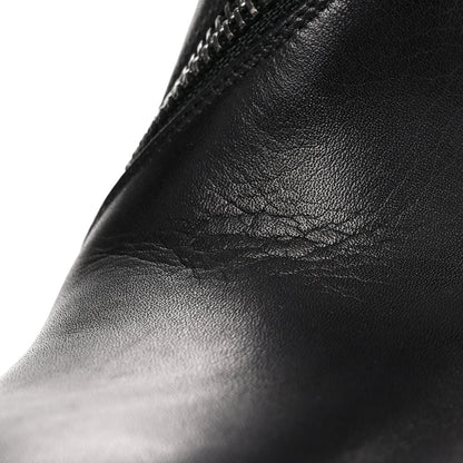 Christian Louboutin Calfskin Birgitta 100 Zip Around Ankle Boots 38.5 Black 12 of 12