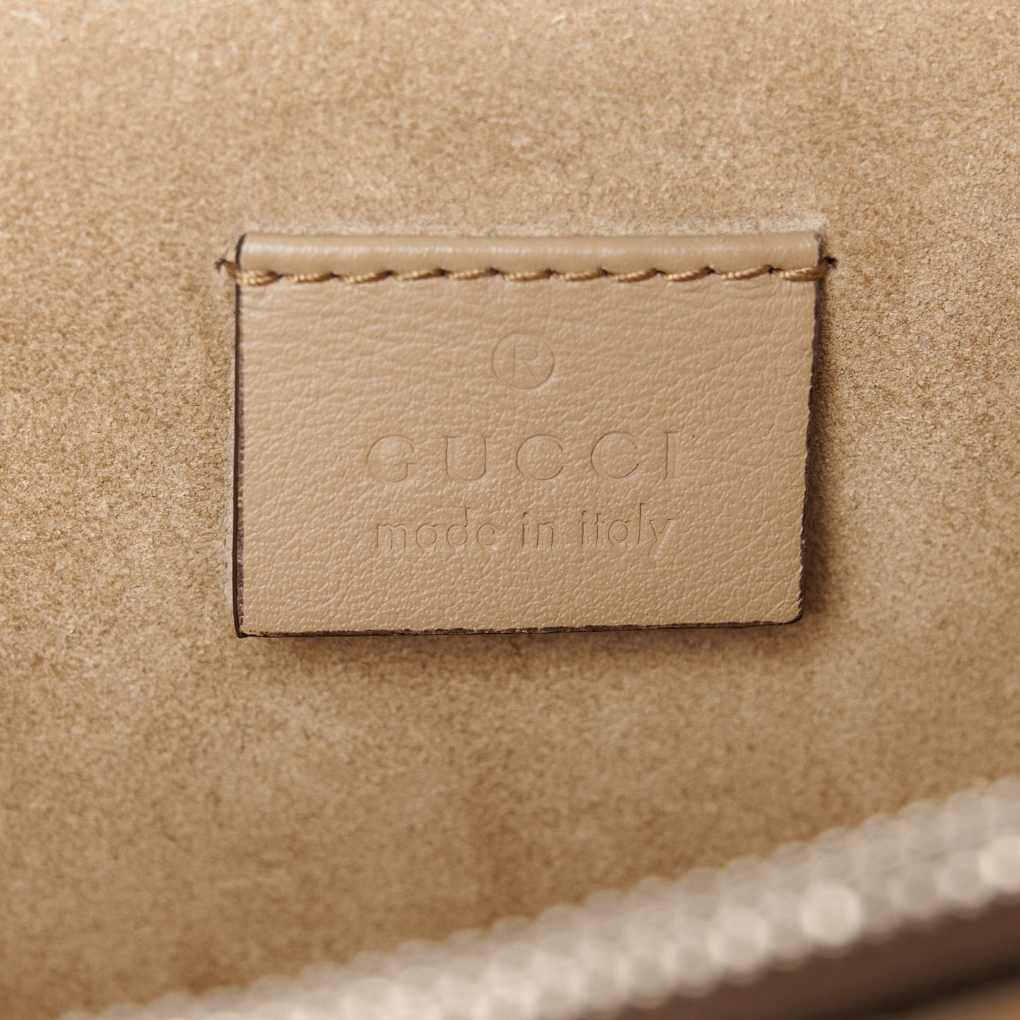 GG Supreme Monogram Medium Dionysus Shoulder Bag Taupe