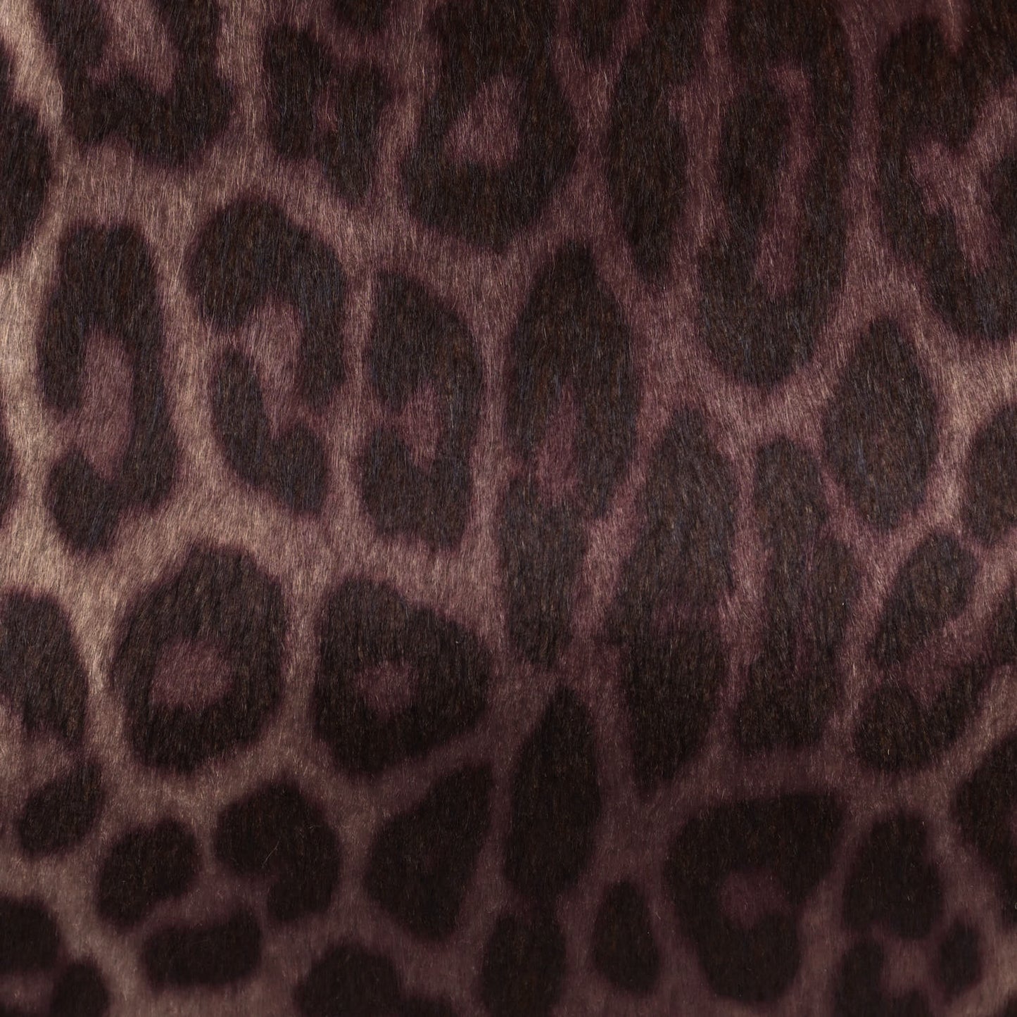 Faux Calf Hair Leopard Print Small Falabella Tote Brown