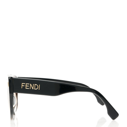 Fendi Acetate FF Fendi Butterfly Sunglasses FE40017I Havana 3 of 8