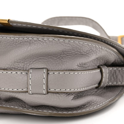 Chloe Calfskin Mini Marcie Round Crossbody Bag Cashmere Grey 8 of 8
