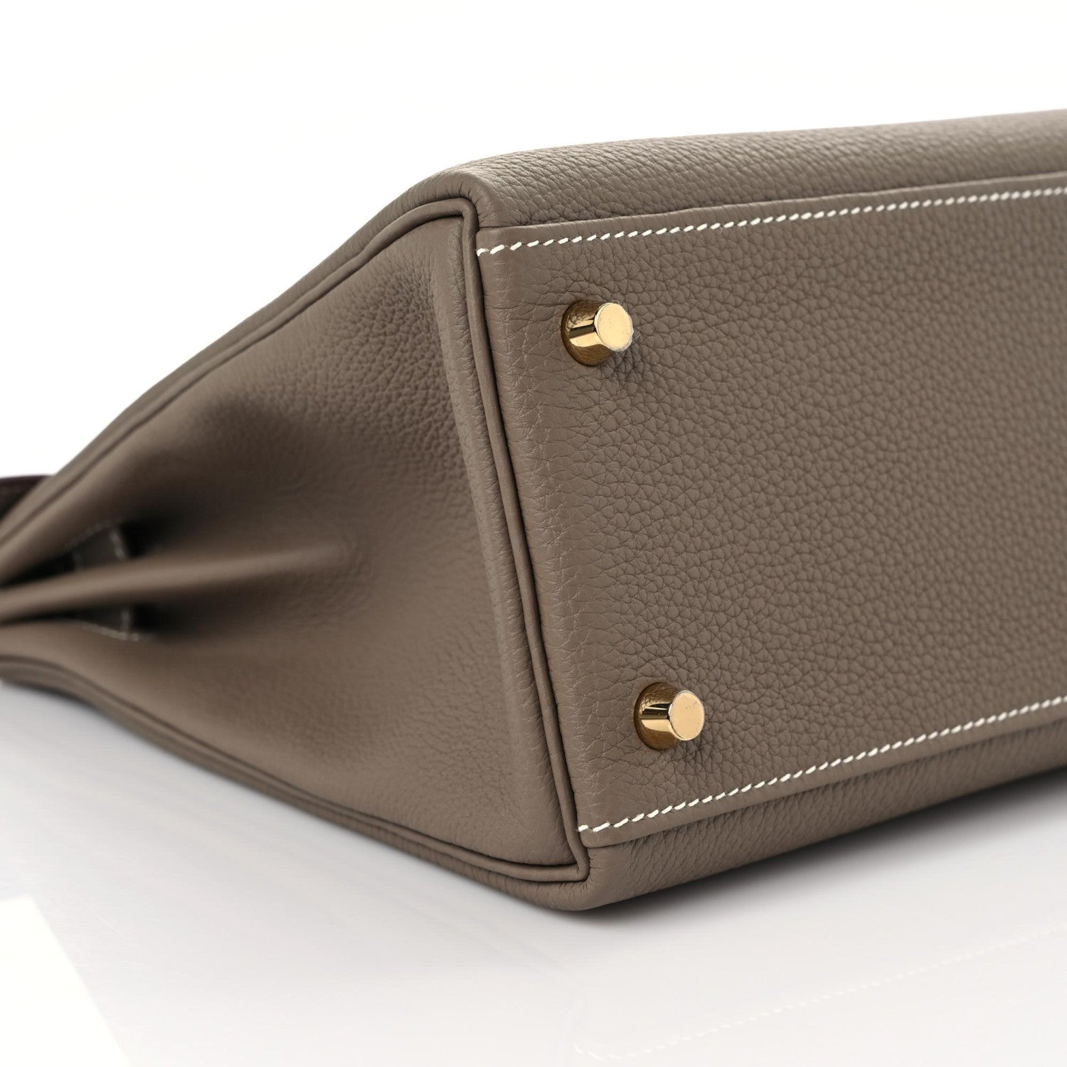 Hermes Togo Kelly Retourne 28 Etoupe 5 of 10