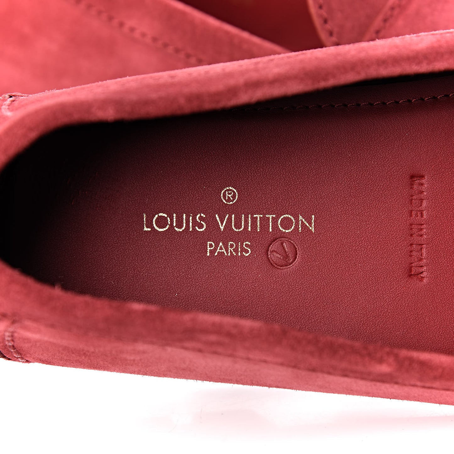 Suede Mens Lombok Mocassin Loafers 7.5 Red