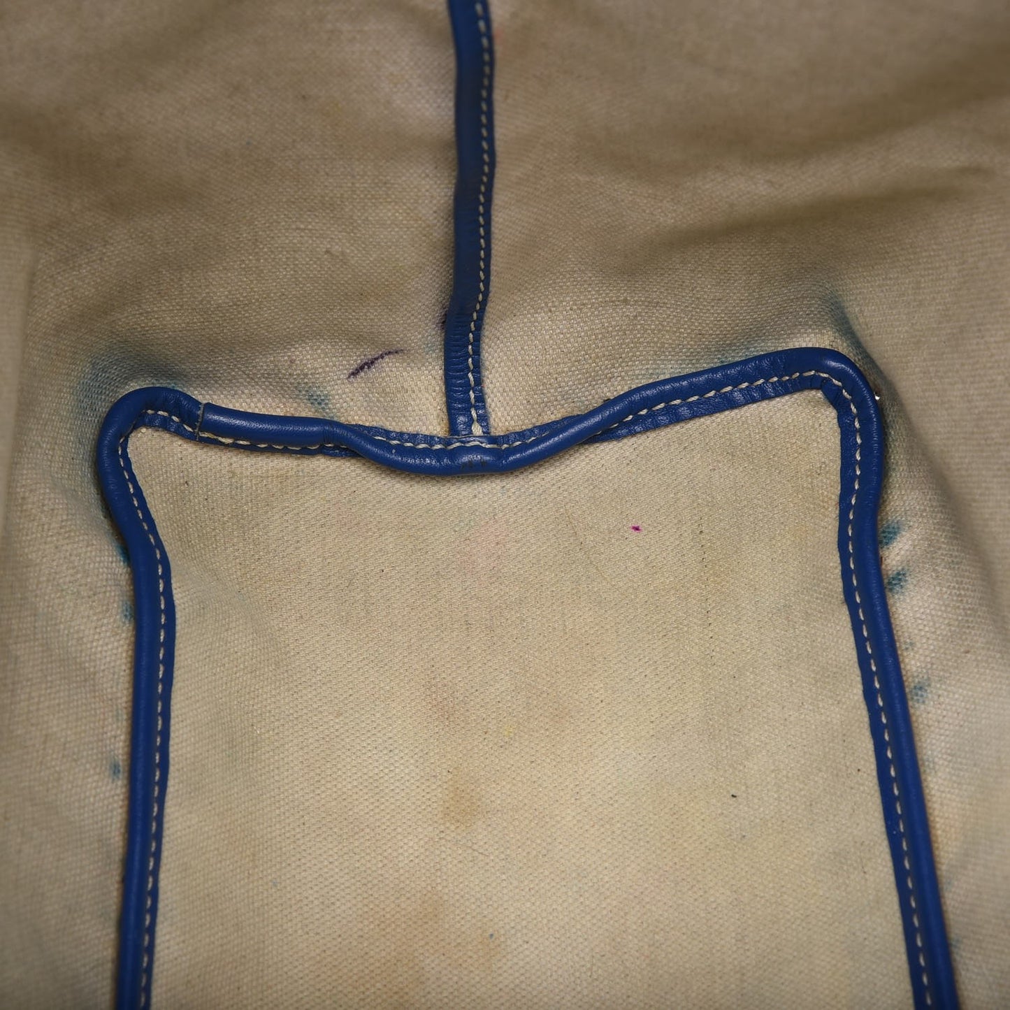 Goyardine Saint Louis PM Tote Bag Blue