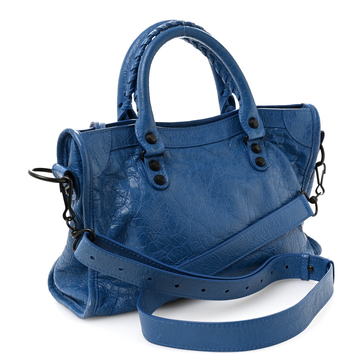 Balenciaga Agneau Arena Classic Hardware Small Le City Blue 3 of 10