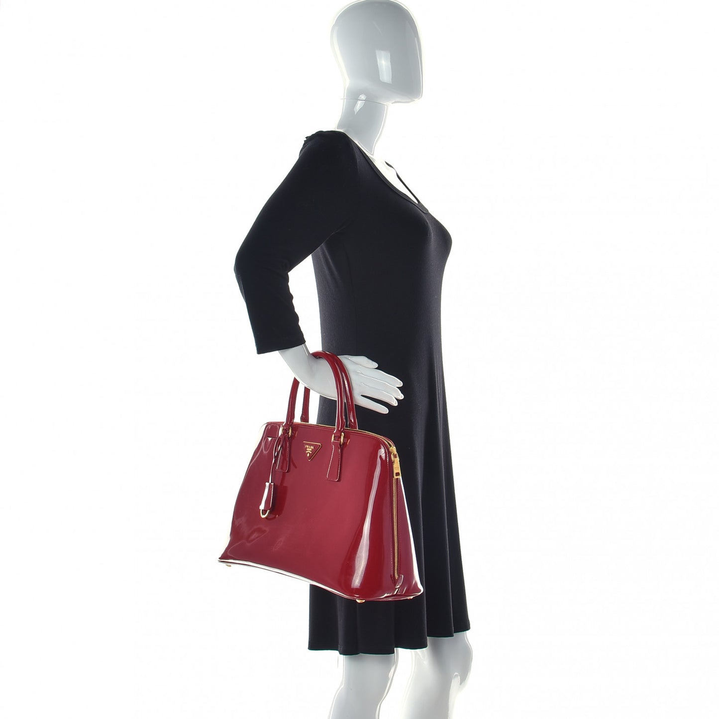 Spazzolato Large Promenade Tote Rubino