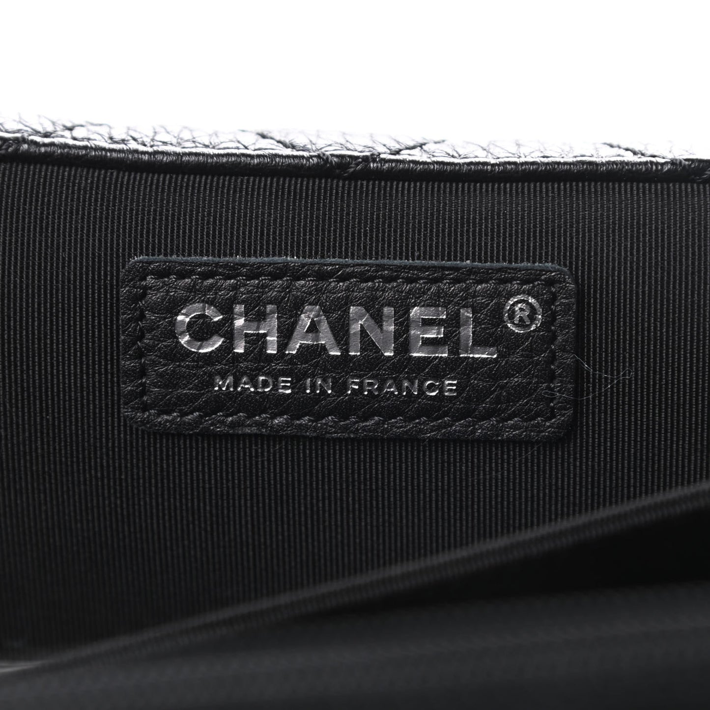 Calfskin Quilted XXL Travel Flap Bag Black