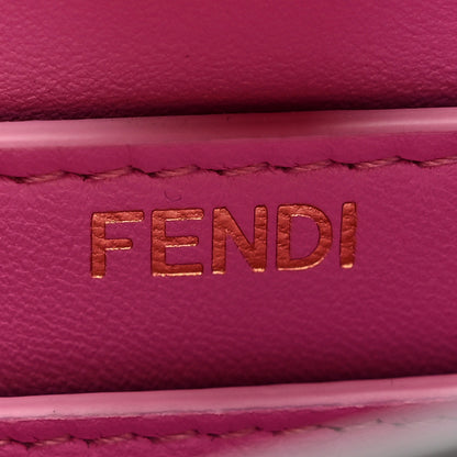 Fendi Shiny Nappa Petite Peekaboo I SEE U Satchel Rosa 7 of 11
