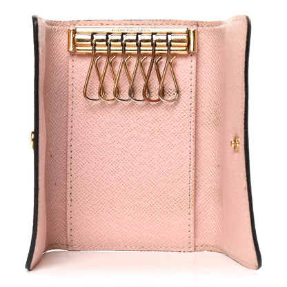 Louis Vuitton Damier Ebene Multicles 6 Key Holder Rose Ballerine 4 of 5