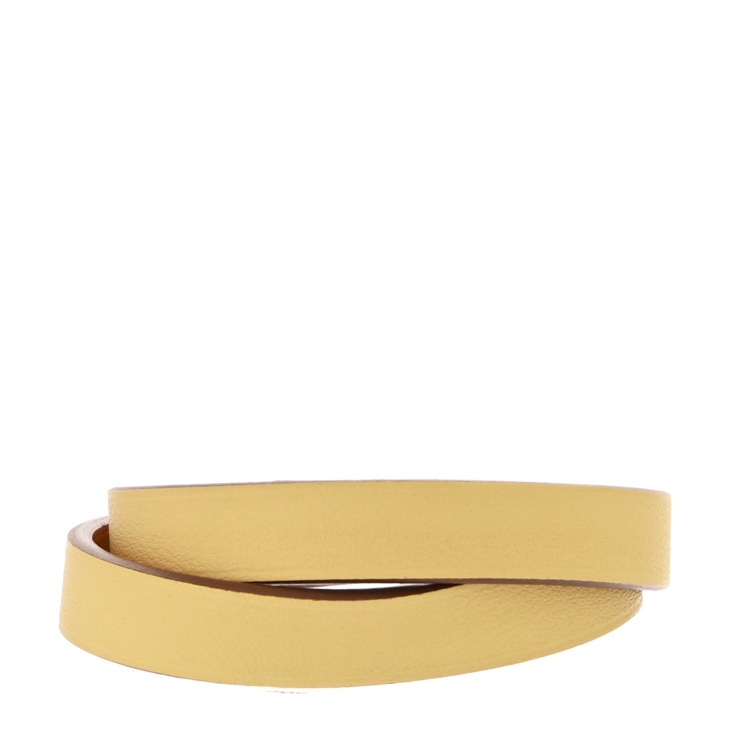 Hermes Swift Mini Kelly Double Tour Bracelet T2 Jaune Poussin 3 of 7