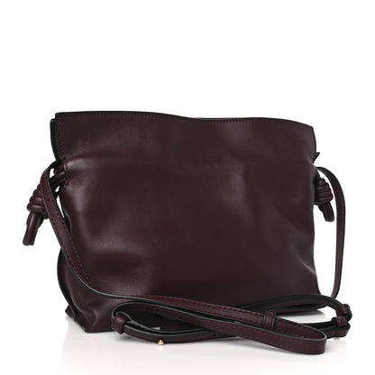 Loewe Calfskin Mini Flamenco Knot Clutch Prune 3 of 10