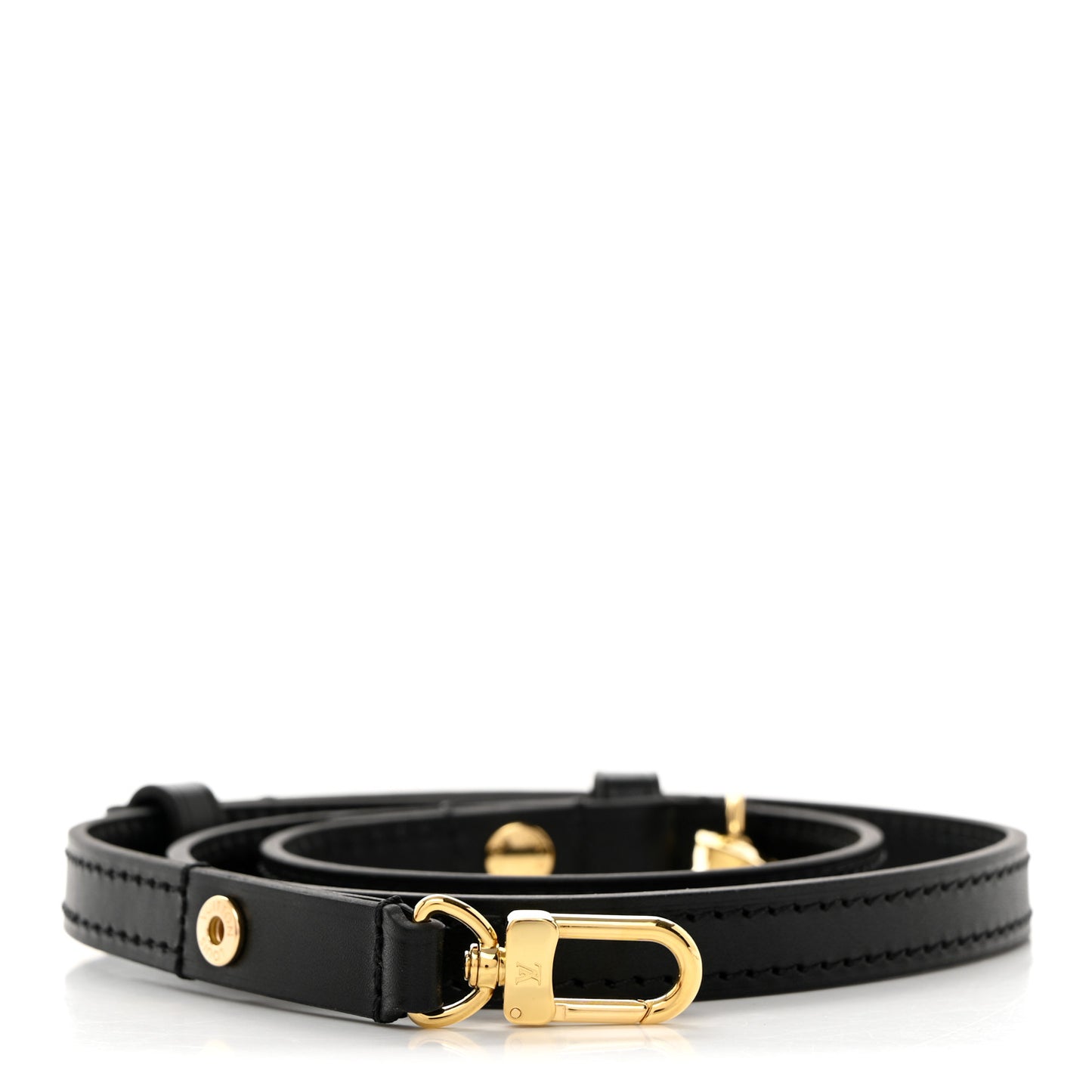 Calfskin Ivy Shoulder Strap Black