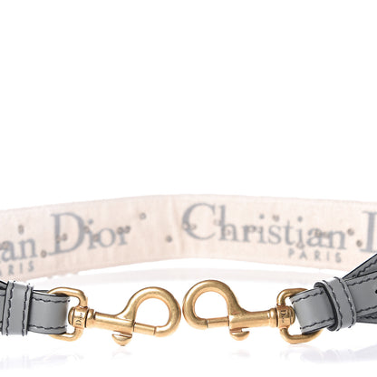 Christian Dior Oblique Studded Shoulder Strap Gris Multicolor 3 of 4