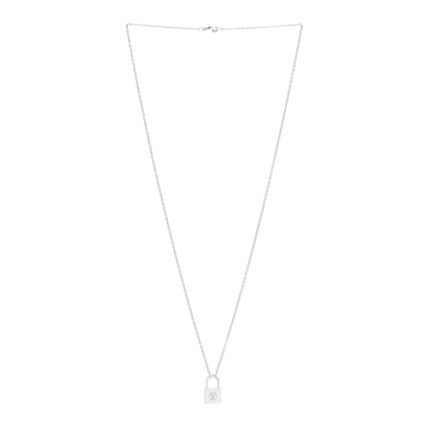 Sterling Silver Lockit Necklace
