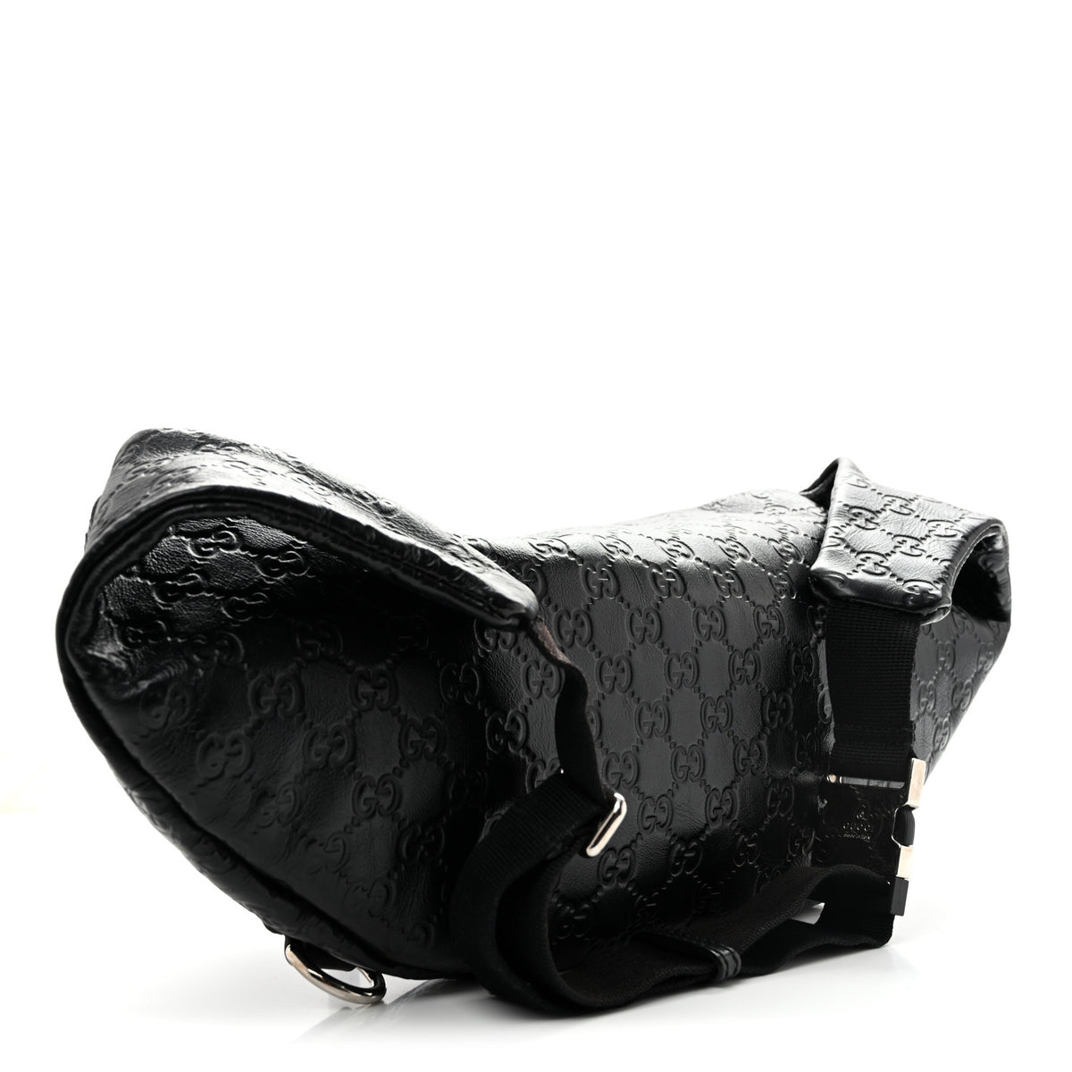 Gucci Guccissima Web Belt Bag Black 3 of 12