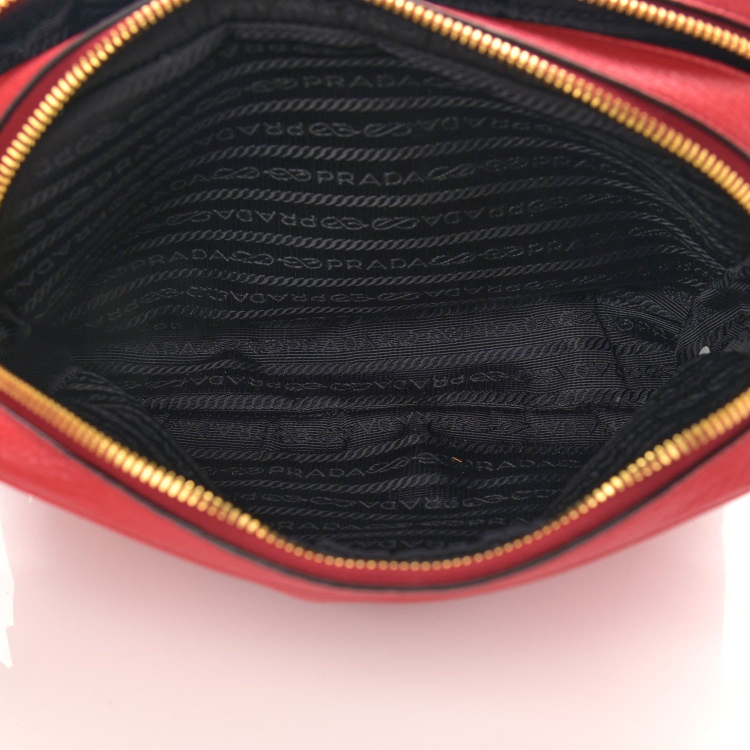 Prada Vitello Phenix Camera Bag Rosso 6 of 13