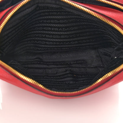 Prada Vitello Phenix Camera Bag Rosso 6 of 13