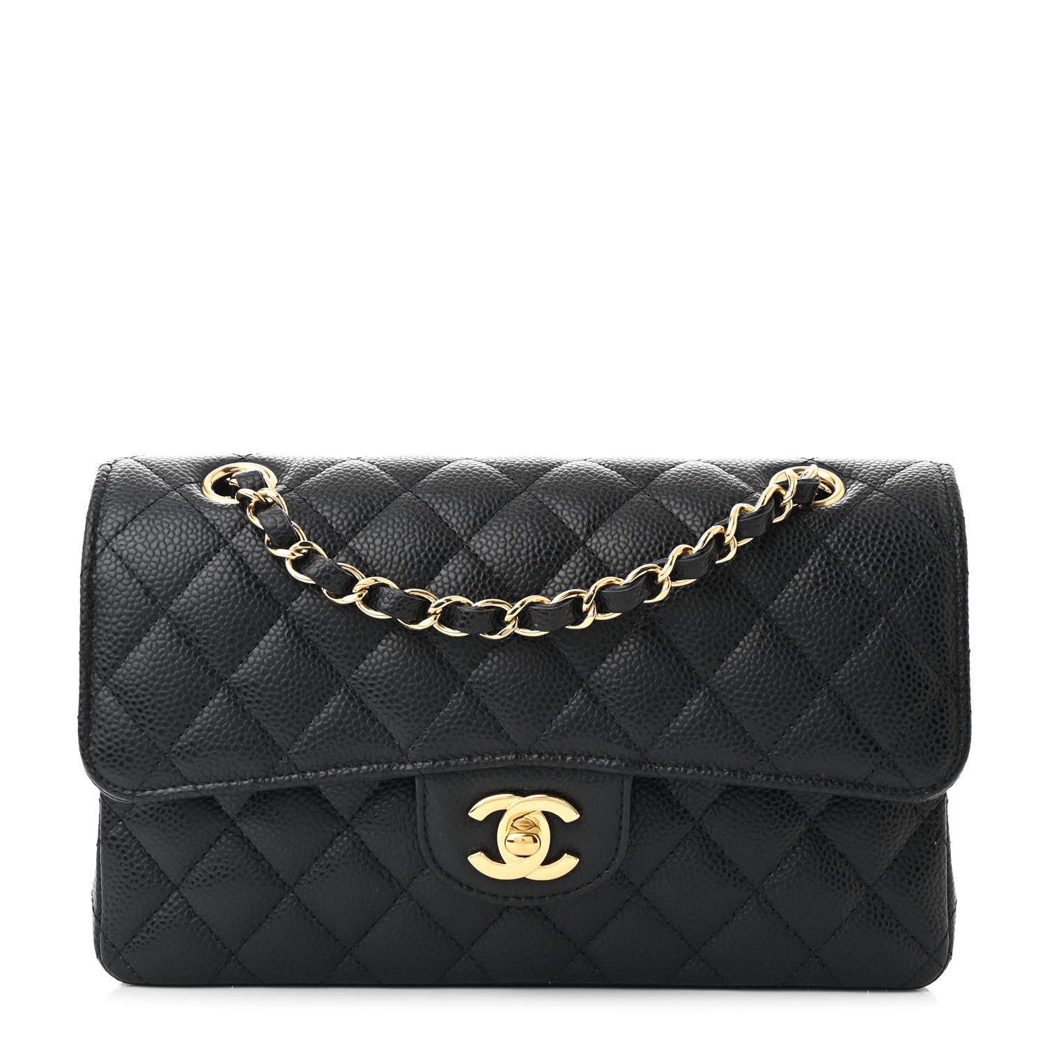 Chanel Caviar Quilted Small Double Flap Black 1 of 11
