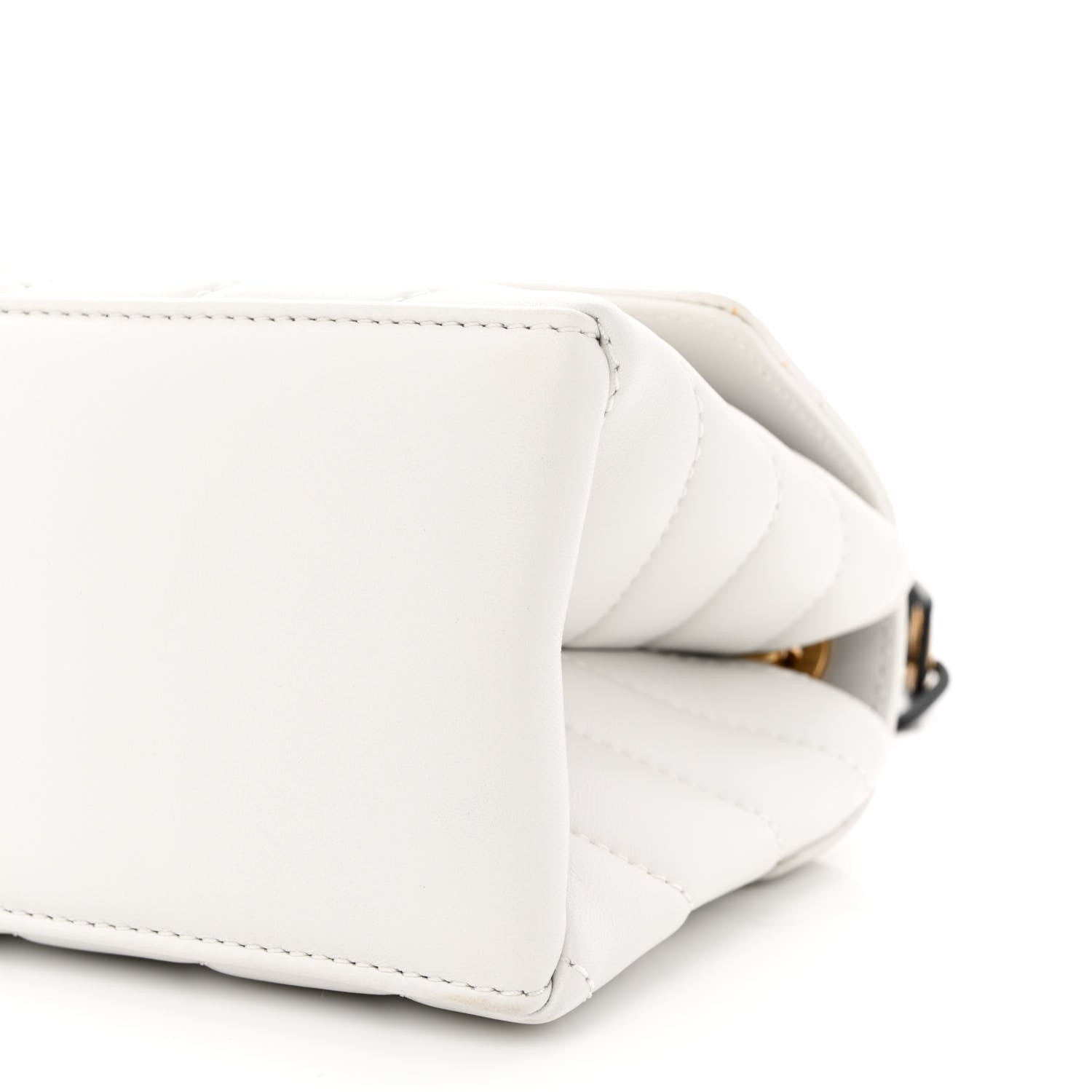 Off-White Calfskin Diagonal Quilted Jackhammer 19 Shoulder Bag White 9 of 10