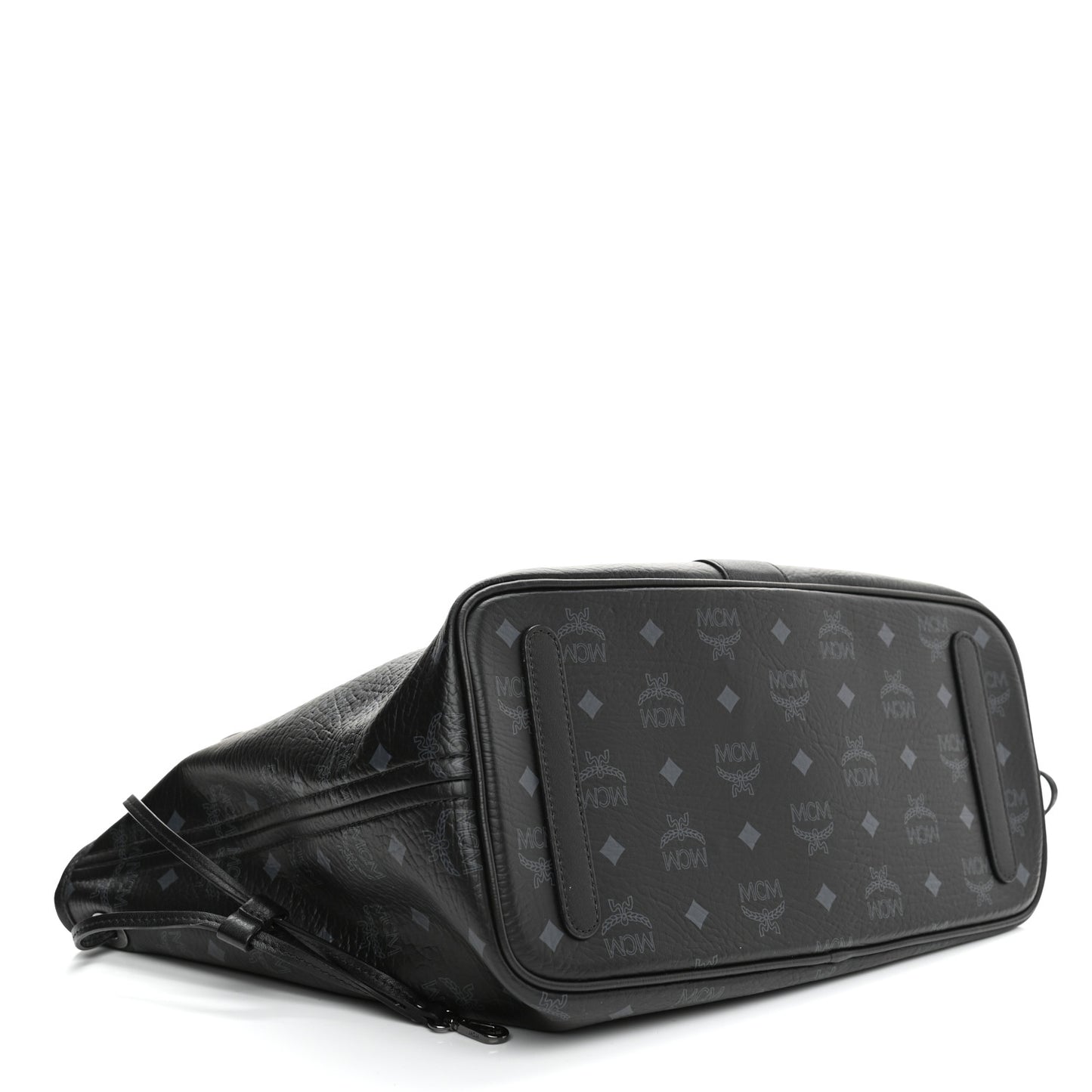 Visetos Medium Reversible Shopper Tote Black