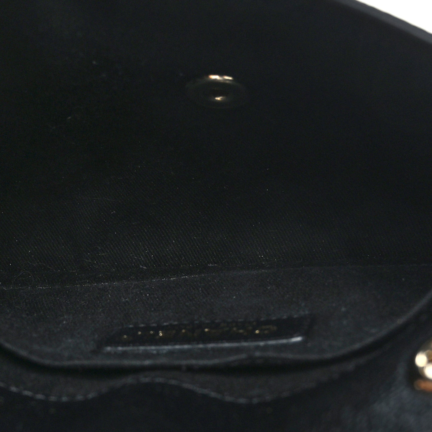 Caviar Mini Chain Flap Bag Black