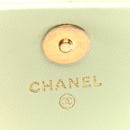 Chanel Lambskin Quilted Chanel 19 Flap Mini Shoulder Bag Light Green 6 of 10