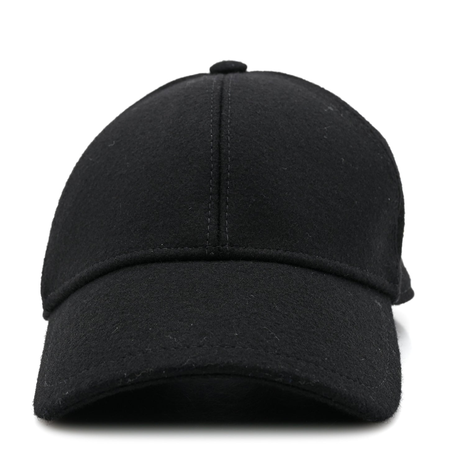 Wool Felt Monogram Baseball Cap 57 Black