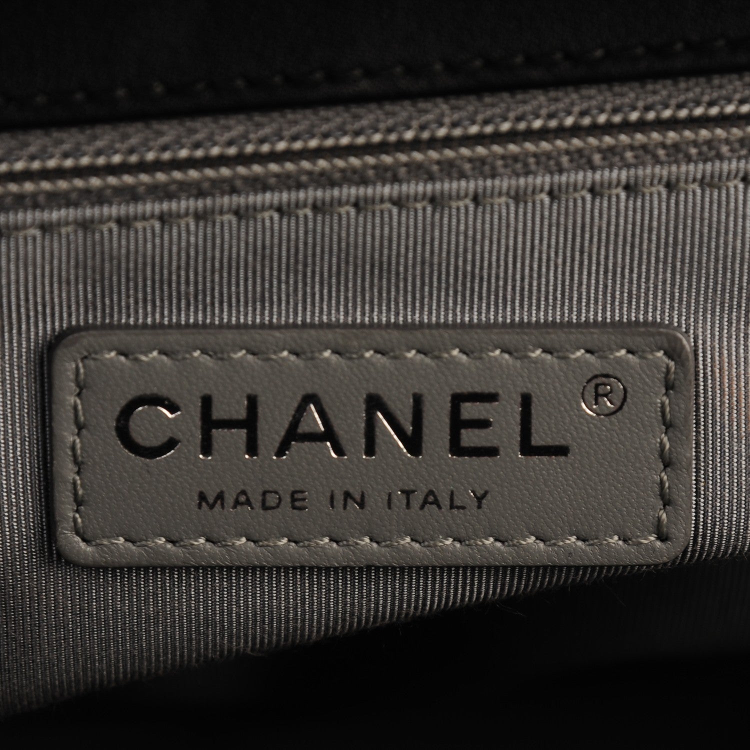 Chanel Calfskin Chevron Quilted Large Boy Flap Black 6 of 11