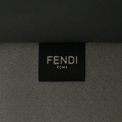 Fendi X MARC JACOBS Bleached Denim Vitello King Plexiglass Logo Medium Sunshine Shopper Tote Off White 7 of 16