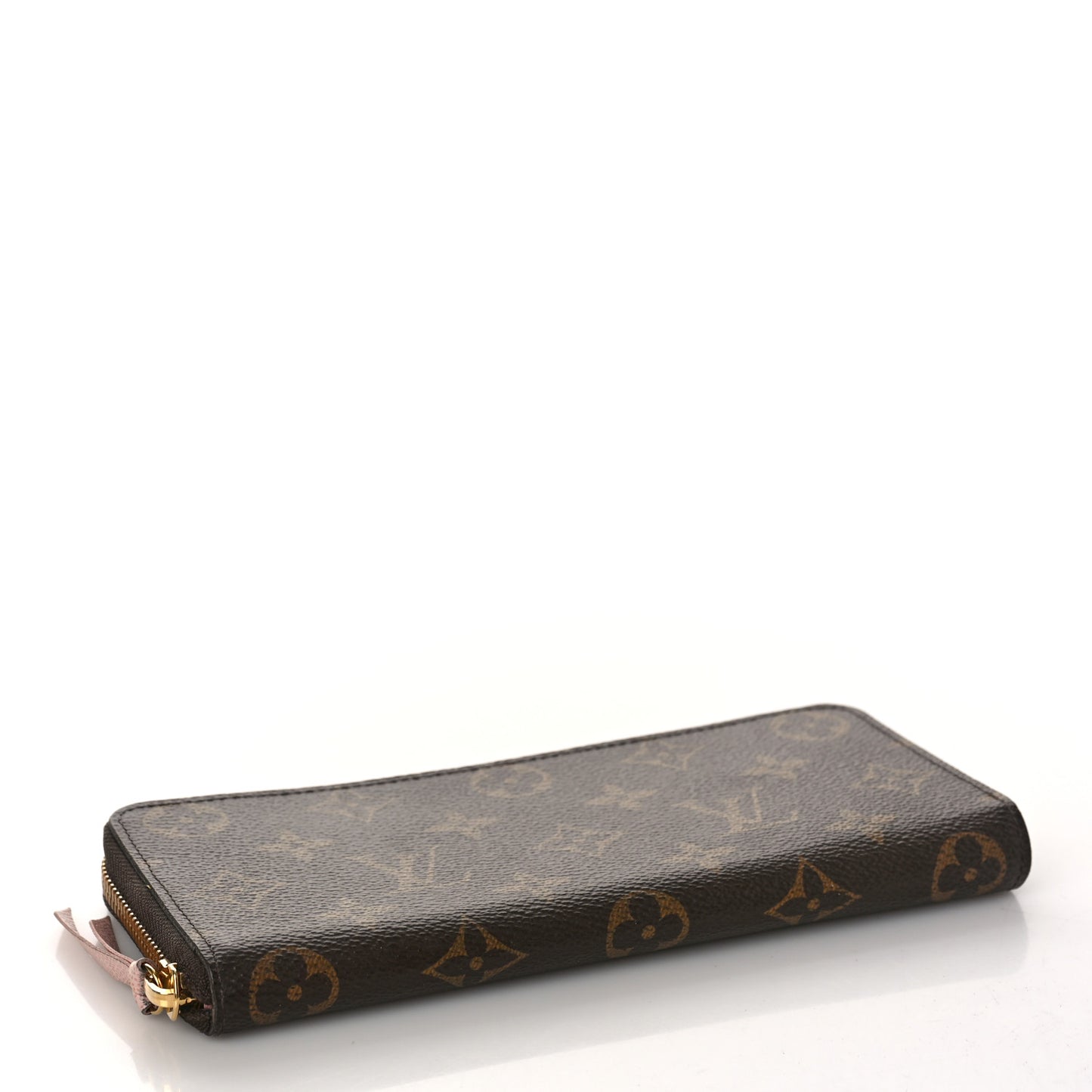 Monogram Clemence Wallet Rose Ballerine