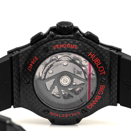 Hublot Carbon Rubber 44mm Big Bang Red Magic Automatic Watch Red 301.QX.1734.RX 5 of 6