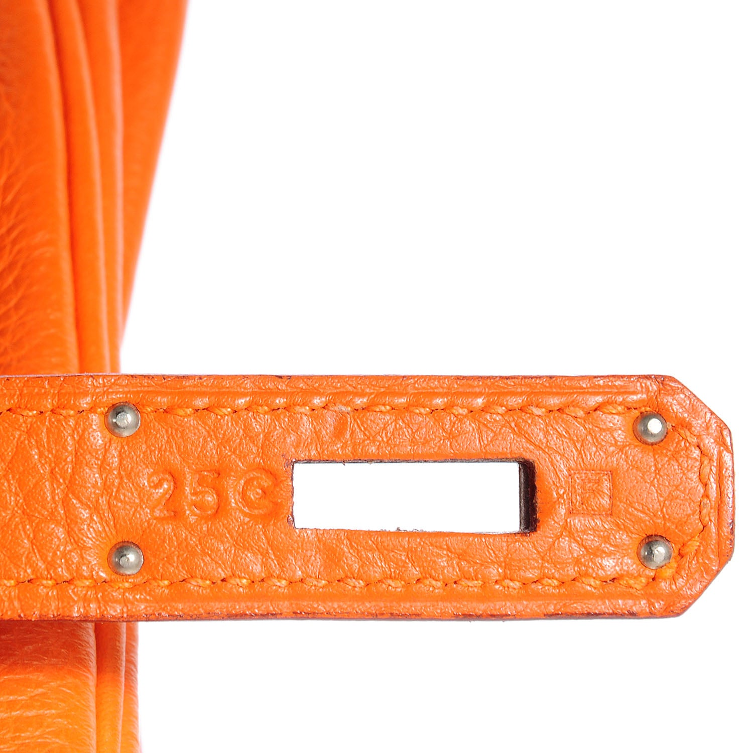 Hermes Togo Kelly Retourne 35 Orange 8 of 13