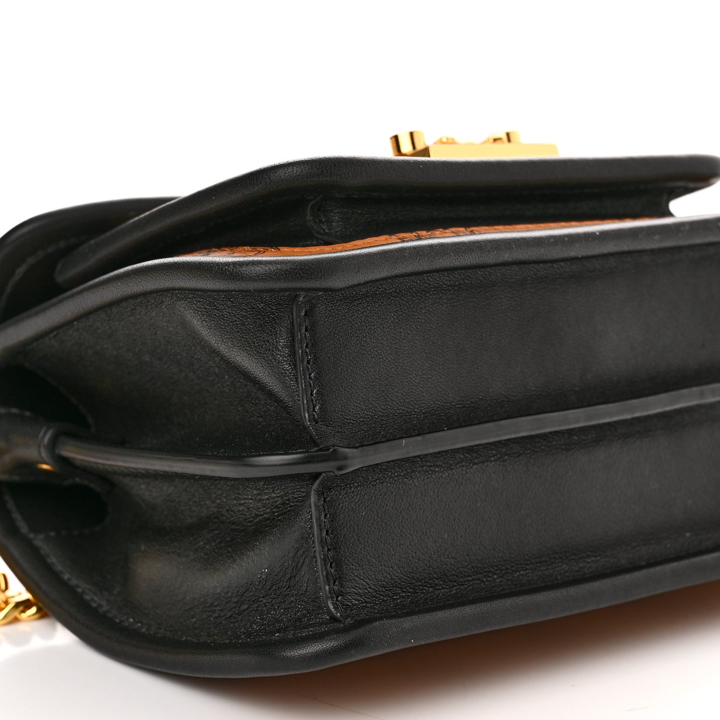 Visetos Mini Patricia Crossbody Bag Cognac Black