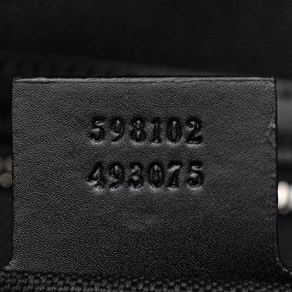 Gucci GG Supreme Monogram Appia Calfskin Web Small Day Backpack Black 7 of 9