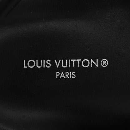 Louis Vuitton Calfskin Monogram Pool Pillow Flat Comfort Sandals 38 Blue 8 of 11