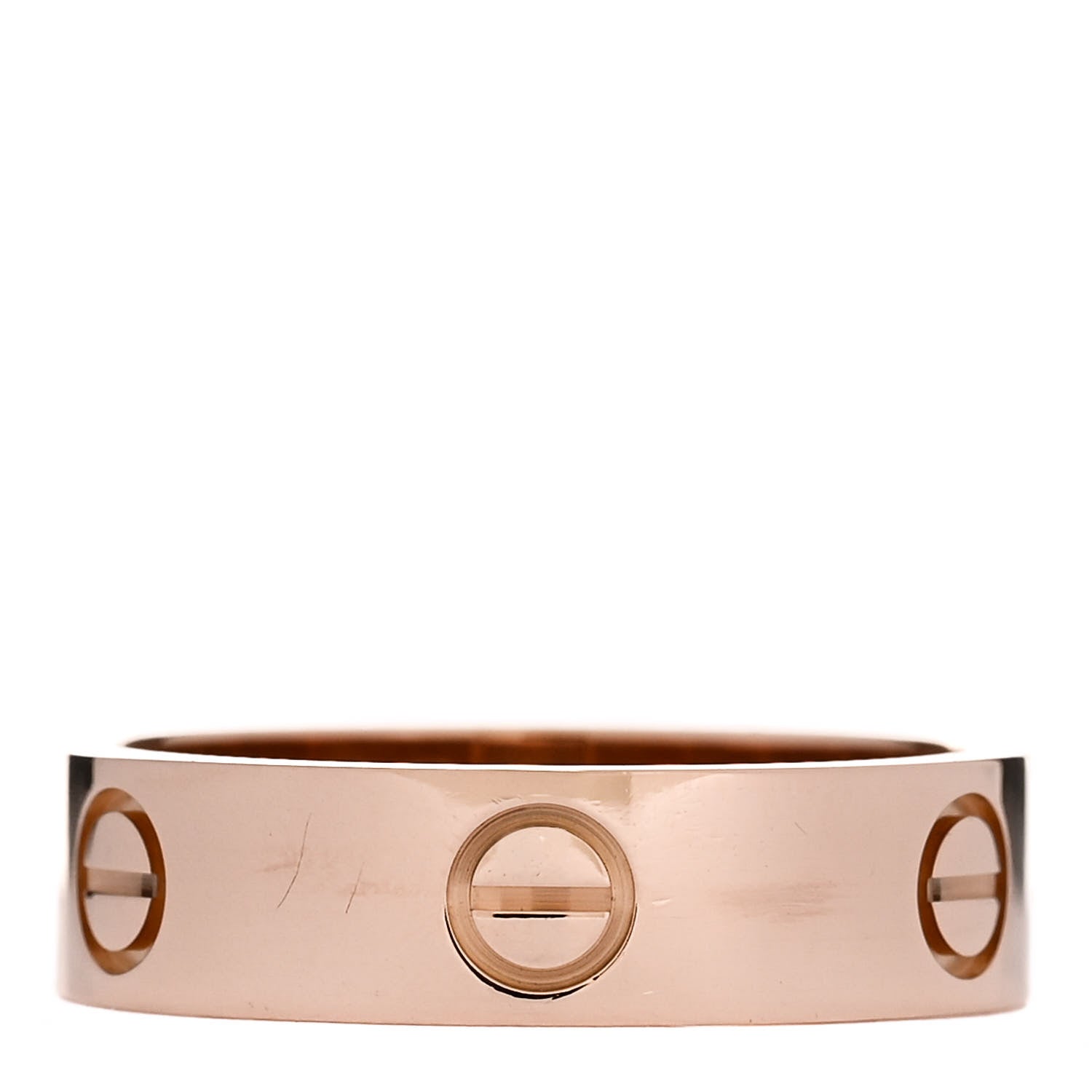 Cartier 18K Pink Gold 5.5mm LOVE Ring 58 8.5 1 of 5