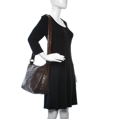Bottega Veneta Nappa Intrecciato Hobo Ebano 2 of 18