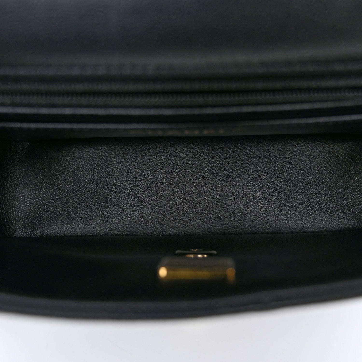 Chanel Lambskin Quilted Mini Rectangular Flap Black 5 of 11