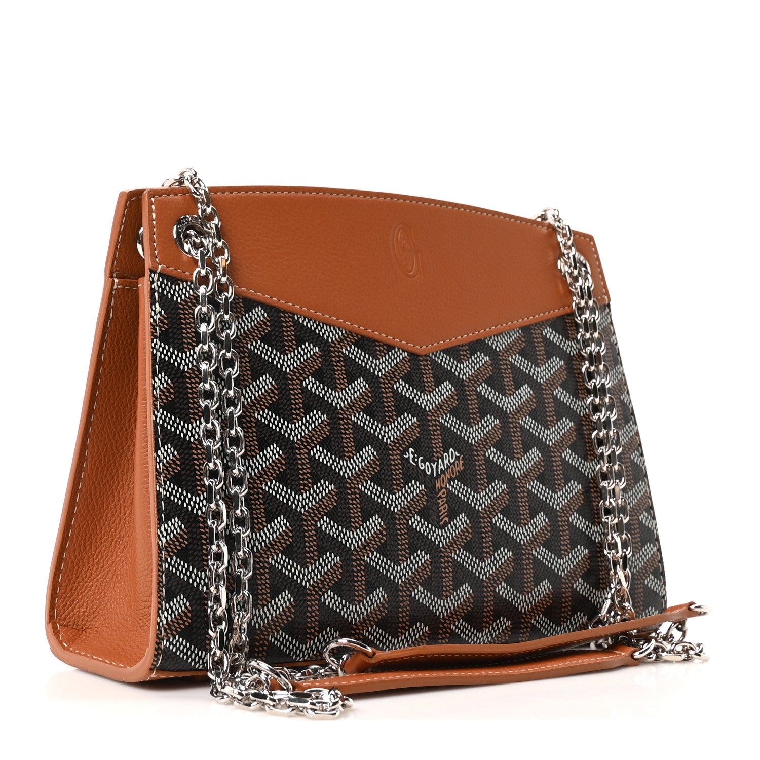Goyard Goyardine Mini Rouette Structure Black Tan 4 of 19
