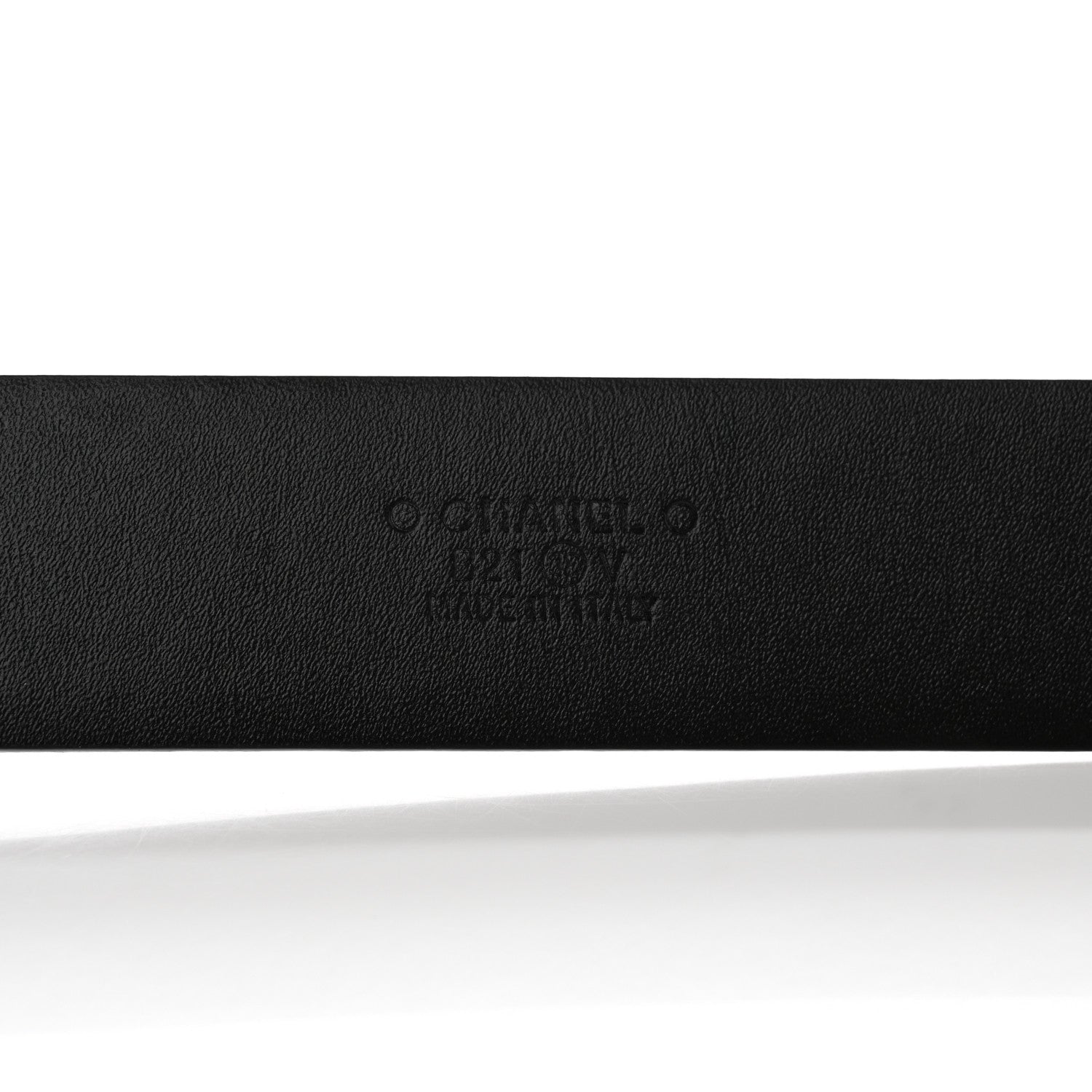 Chanel Calfskin Paris Button CC Belt 90/36 Black 5 of 9